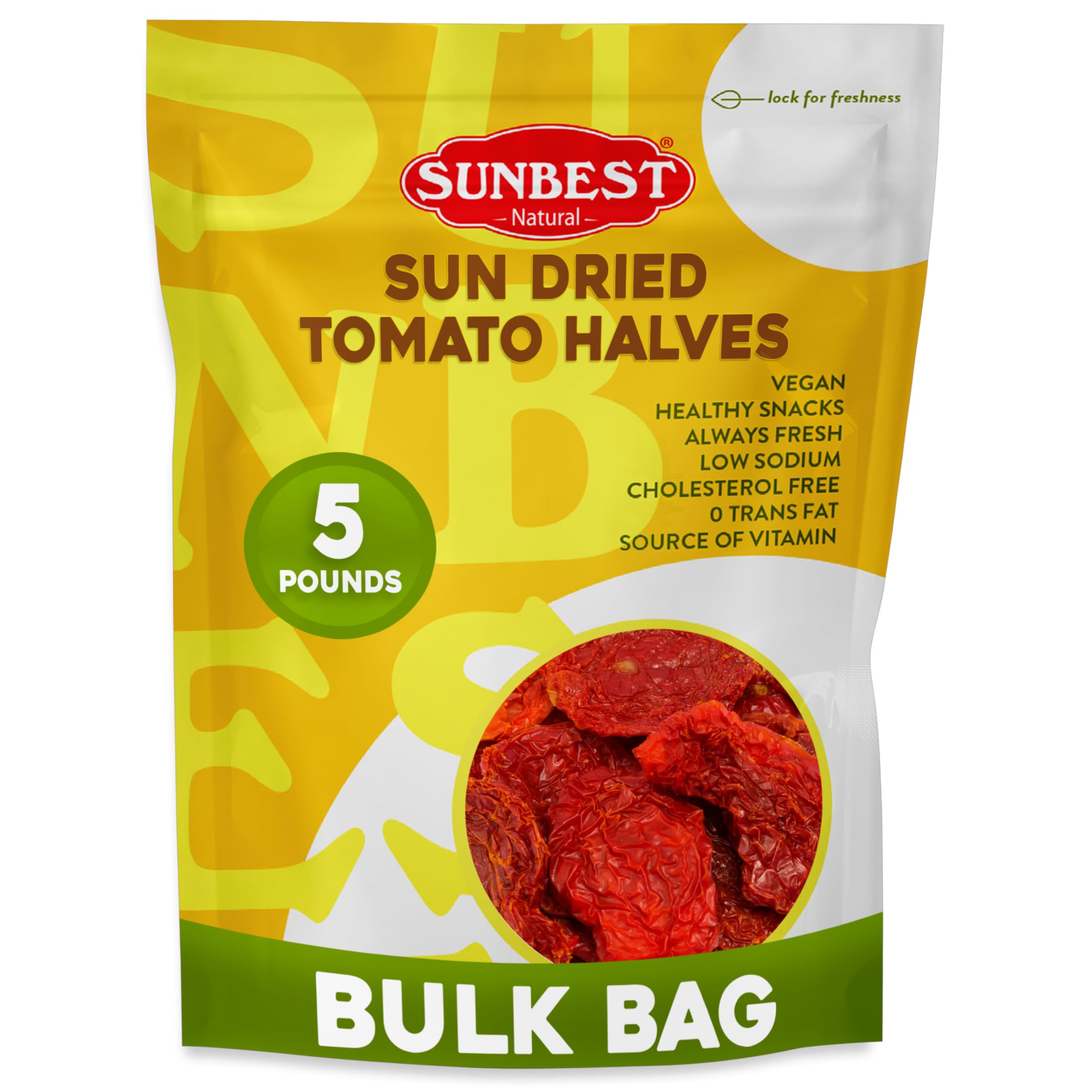 Amazon.com: Sunbest Natural Sun-Dried Tomato Halves – 5 lb Bulk